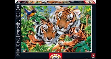 Legpuzzel - 1000 Stukjes - Wild Tenderness - Educa Puzzel
