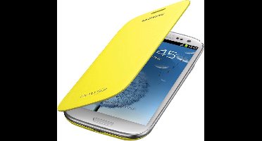 Samsung Flip Cover voor de Samsung Galaxy S3 - Geel