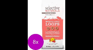 Supreme Selective Naturals Woodland Loops - Cavia - Snack - 8 x 80 gr