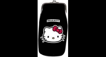 Hello Kitty knipportemonnee lang zwart