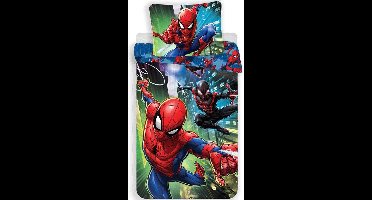 Spiderman Dekbedovertrek 140 x 200 cm - katoen