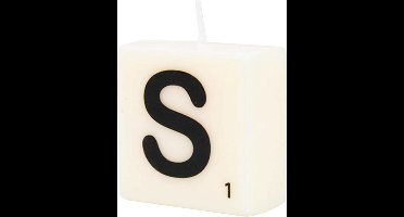 Letter Kaarsje - S