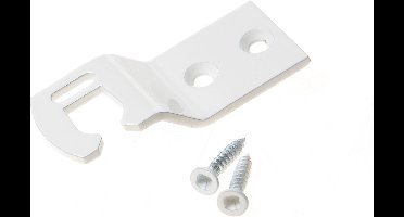 Dulimex SH 864B Sluithaak / naar binnen rechts / staal wit geëpoxeerd