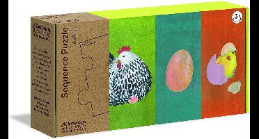 Clementoni Legpuzzel Sequence Boerderij 4 X 8 Stukjes, puzzels kinderen