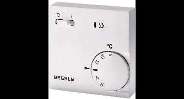 Eberle 111 1104 51 100 RTR-E 6202 Kamerthermostaat Montagewijze: Opbouw (op muur) Dagprogramma Verwarmen met aan/uit-sc