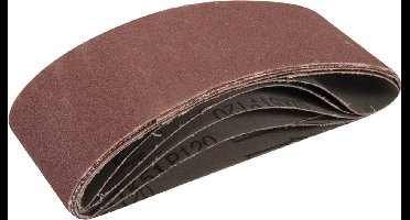 Silverline Schuurbanden - 60 x 400 mm - Korrel 120 - 5 stuks - Verminderde slijtage