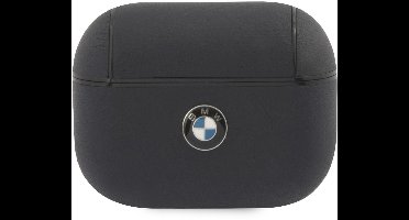 BMW Leather Case voor Apple AirPods Pro 1 (1e generatie) - Navy - Metal Logo