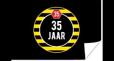 Poster Versiering - 35 Jaar - Quote - 30x20 cm