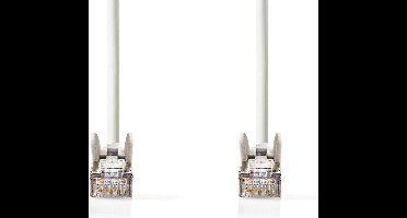 Nedis CAT5e Netwerkkabel - SF/UTP - RJ45 Male - RJ45 Male - 3.00 m - Rond - PVC - Wit - Envelop