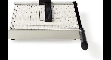 Nedis Papiersnijmachine - Max. snijden maat: 210 x 297 mm - Soort mes: Metaal - Metaal - Wit / Zwart