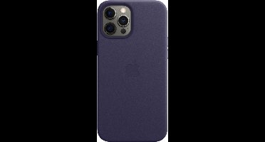 Apple leren hoesje met MagSafe - Voor iPhone 12 Pro Max - Paars