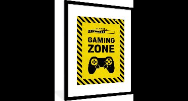 Game Poster - Gaming - Quotes - Controller - Gaming zone - Game - 60x80 cm