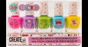 Create it! - Nagellak Green Pastel, 5 st.