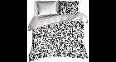 De Witte Lietaer Dekbedovertrek Zebra Cream - Lits Jumeaux - 240 x 220 cm - Katoen Flanel