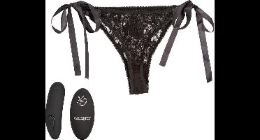CalExotics - Remote Control Lace Thong Set - Stimulator Zwart