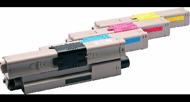 ABC huismerk set 4x toner geschikt voor Oki ES3451 ES5430 ES5461