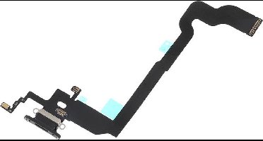 Geschikt voor iPhone X oplaadpoort / dock connector - zwart