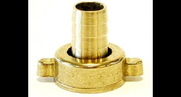 Hendrik Jan - Slangkoppeling - Messing - 1/2x1/2 - 13x13 mm