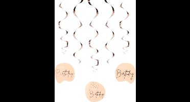 Folat - Hangdecoratie Elegant Lush Blush - 5 stuks