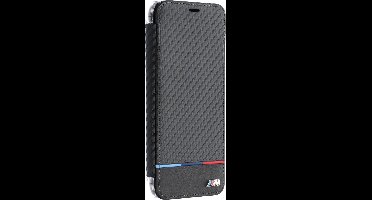 BMW hoesje iPhone XS Max - Book Case - Smooth Leather - Tricolor Stripe