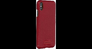 Rood hoesje van Pierre Cardin - Backcover - Stijlvol - Leer - voor iPhone Xs Max - Luxe cover