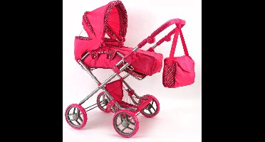 Basic Poppenwagen Roze