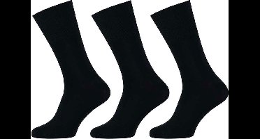 Apollo - 6-Pack - Modal Diabetessokken - Losse Boord - Niet Knellend - Heren / Dames - marine - 35-38 - 121460000