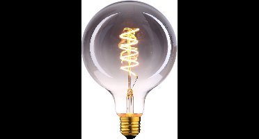 E27 4Watt Smoke Spiraal 80mm Dimbaar