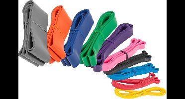Gorilla Sports Voordeelset Weerstandsbanden - Set van 10 - Latex - Resistance band