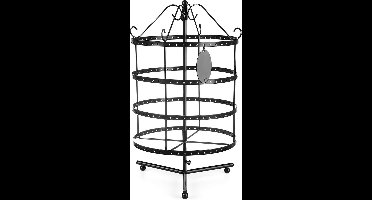 Sieraden standaard 4 planken juwelenhouder koper kleuren, Oorbellen Houder Kettingen Stand Armband