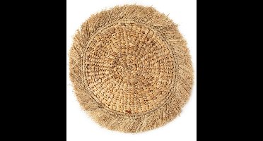 De Water Hyacinth Raffia Placemat - Naturel:
