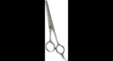 Flamingo - Honden Uitdunschaar enkelzijdig - Zilver - 17.5x4.5x1cm