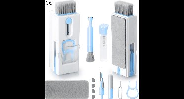 Schermreiniger - Reiniginset - Schoonmaakset - Oordopjes Schoonmaakset - Keyboard Cleaner - 11-in-1