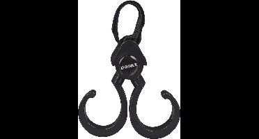 Dooky Tassenhaak - Kinderwagen of Buggy - 360 graden draaiend - 2 stuks - Zwart