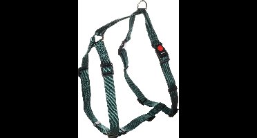 Flamingo Ziggi H-harnas - Harnas Honden - H-harnas Ziggi Donkergroen Xl 70-110cm 25mm - 1st - 138030 - 1st