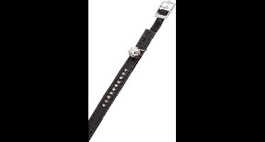 Flamingo Monte Carlo Gevoerd - Halsband Katten - Halsband Monte Carlo Zwart M 22-25cm 11mm - 1st - 126272 - 1st