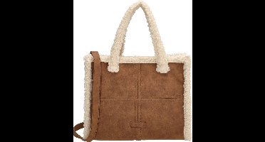 Beagles Laredo Handtas Schoudertas Teddy Accenten - Dames Tas - Bruin