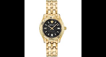 Versace Greca Time VE6C00623 Horloge - Staal - Goudkleurig - Ø 35 mm