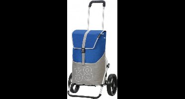 Andersen SHOPPER MANUFAKTUR Boodschappentrolley Royal Shopper Filip 46L Blue Blauw 107cm