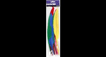 CC Veren Gekleurd l: 27cm 12 stuks