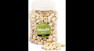 Creativ Company Houten Kralen Mix 5-28 mm Naturel 200 stuks