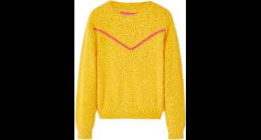 vidaXL - Kindertrui - gebreid - 104 - donkeroker