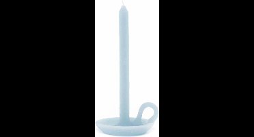 Tallow Kaars - Kaars & Kandelaar - Rainy Blue - Blauwe Kaars - 24cm