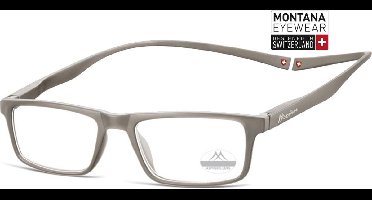 Montana Eyewear MR59C Leesbril met magneetsluiting +3.50 - grijs