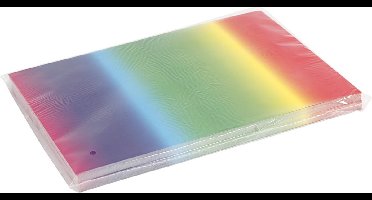 Regenboogpapier, A4, vel 210x297 mm, 180 gr, 100 vel/ 1 doos
