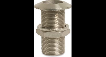 Profec Doorvoer RVS 316 gepolijst 2" buitendraad type bol