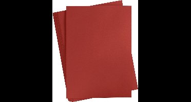 Gekleurd Karton, A2 420x594mm donkerrood, 100 vel | Knutselkarton