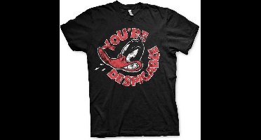 Looney Tunes Daffy Duck - You're Despicable T-shirt zwart S