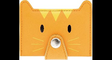 Balvi Pasjeshouder Zoo-wallet 10,3 X 9 Cm Kunstleer Oranje