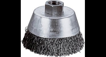 wolfcraft - Edelstaaldraad-komborstel - 2702000